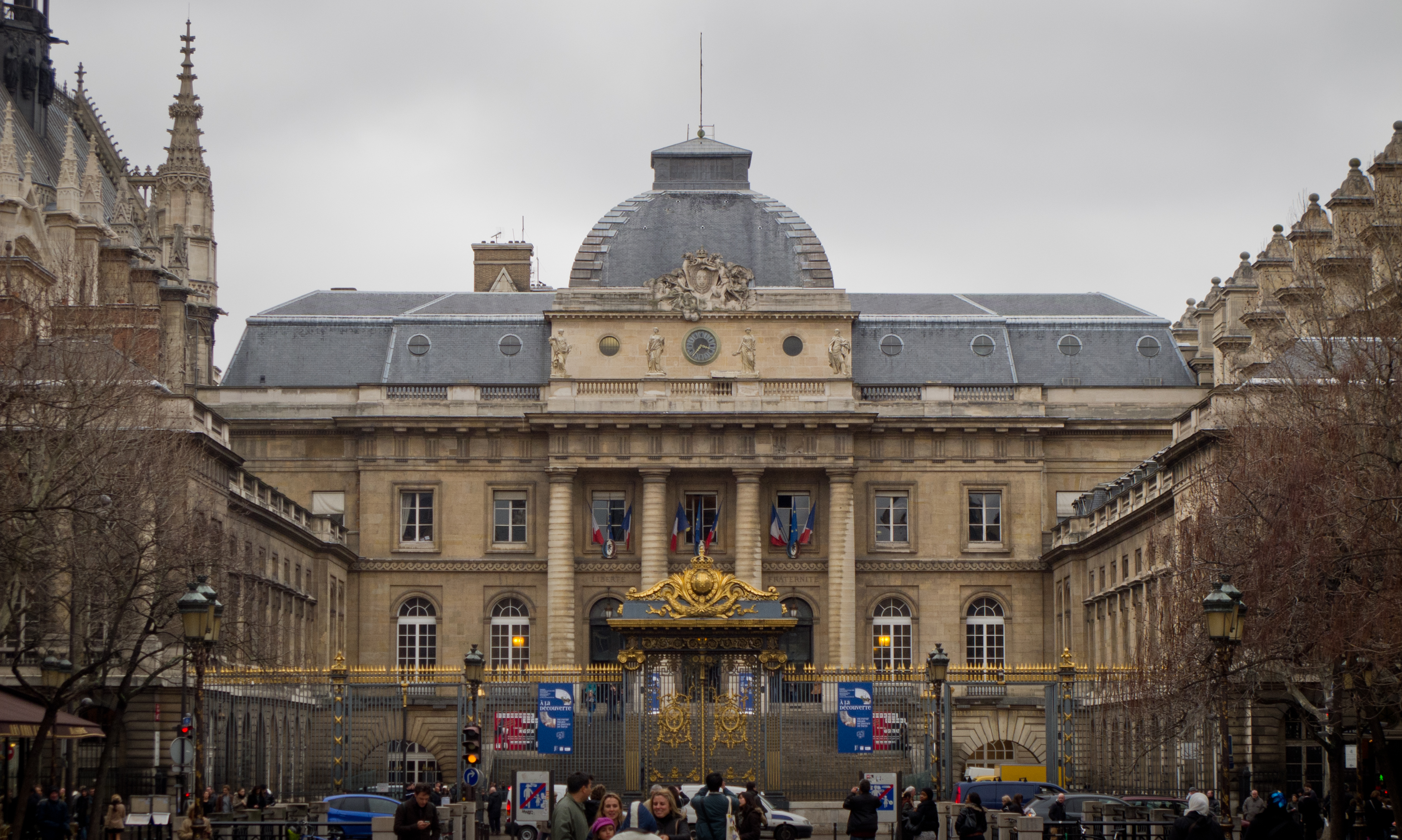 La façade du Palais de justice de Paris